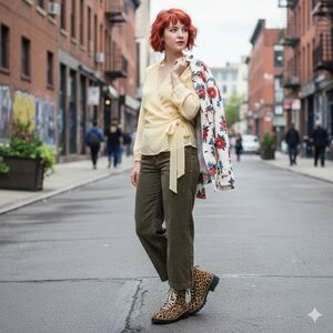 Banana Republic Yellow Sheer Blouse XS